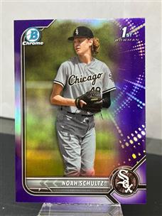 Noah Schultz 2022 Bowman Draft #BD-56 Chicago White Sox